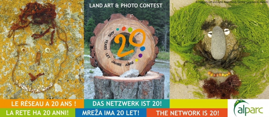 Land Art- und Fotowettbewerb zum 20. Geburtstag von ALPARC