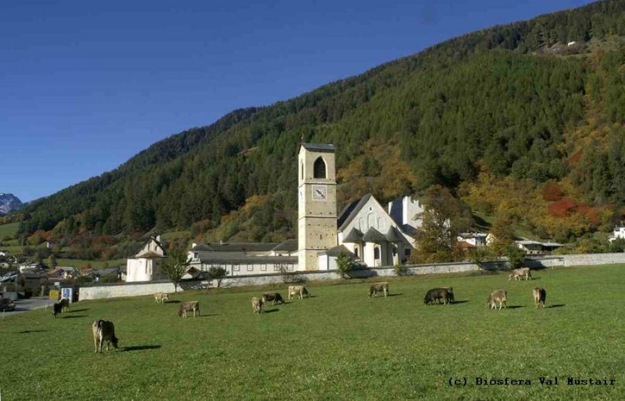 Das Val Müstair im Kanton Graubünden (Schweiz)