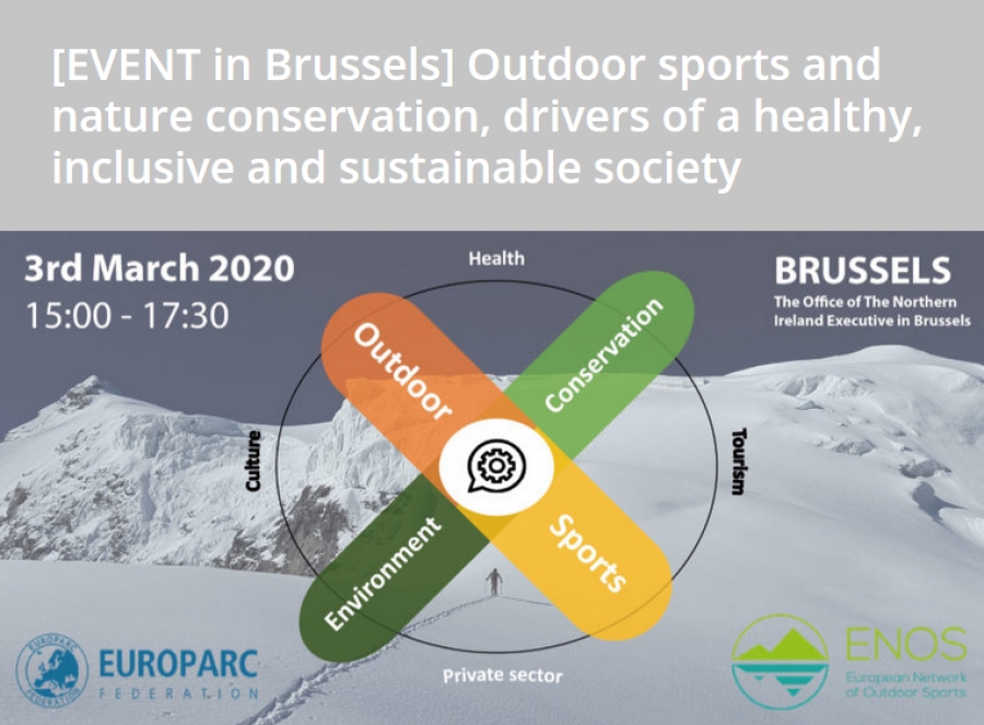 Outdoor sports and nature conservation, drivers of a healthy, inclusive and sustainable society